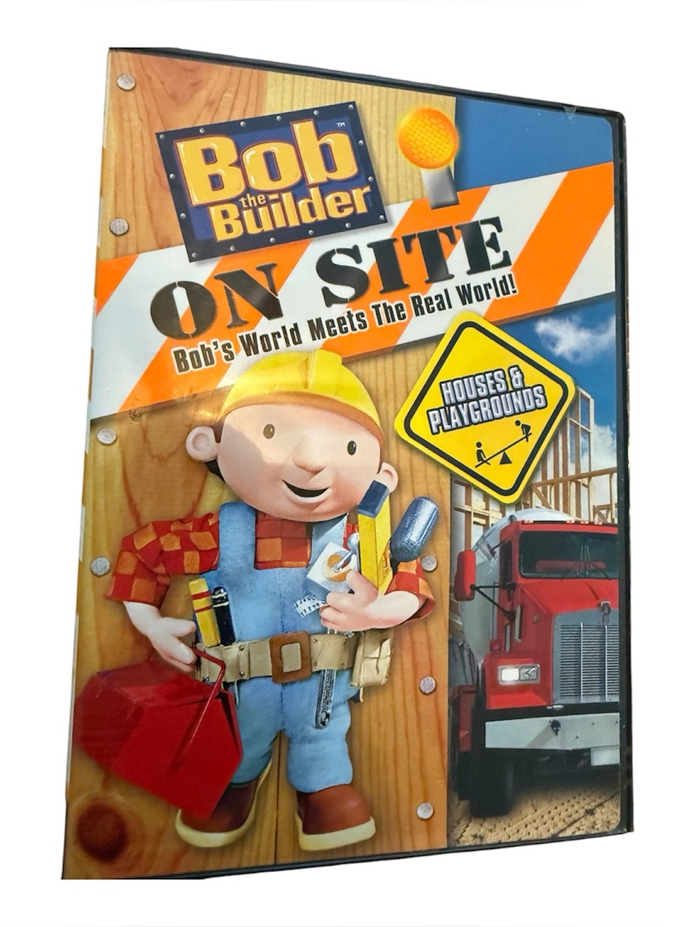 Bob the Builder DVD On Site: Houses & Playgrounds with FREE STICKERS!!!